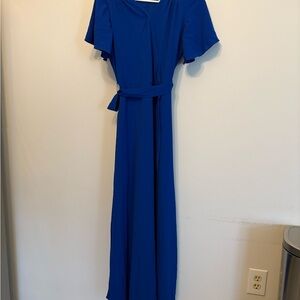 Elegant Blue Women's Dress
